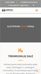 Mobile Screenshot of herkausklubas.lt